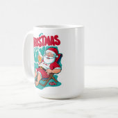 Jolly Santa smaken van een ijzig brouwsel Koffiemok (Voorkant links)