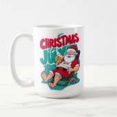 Jolly Santa smaken van een ijzig brouwsel Koffiemok (Links)