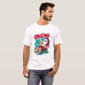 Jolly Santa smaken van een ijzig brouwsel T-shirt (Voorkant volledig)