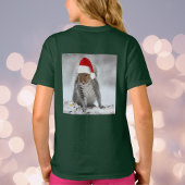 Jolly Santa Squirrel T-shirt voor meisjes