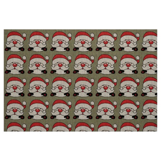 Jolly Santa Stof (Fat Quarter)