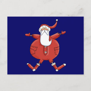 Jolly Santa T-shirts en geschenken Feestdagenkaart