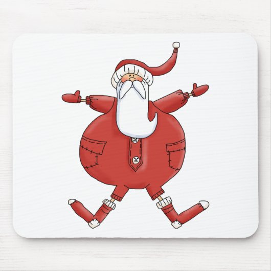 Jolly Santa T-shirts en geschenken Muismat (Voorkant)