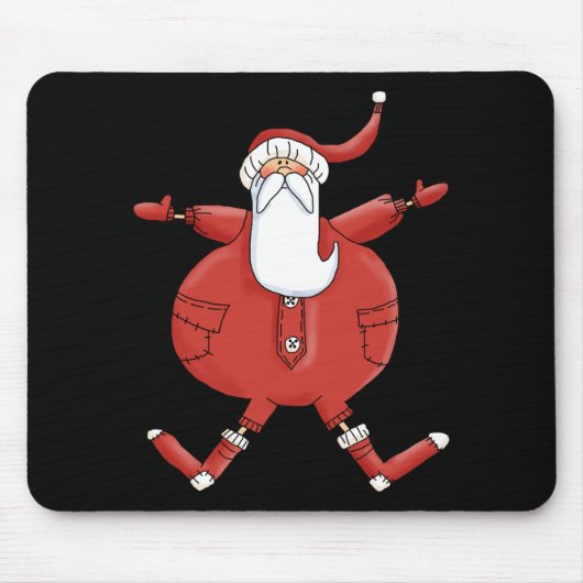 Jolly Santa T-shirts en geschenken Muismat (Voorkant)