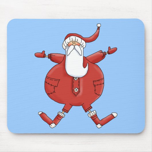 Jolly Santa T-shirts en geschenken Muismat (Voorkant)