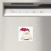 Jolly Santa Tshirts en geschenken Magneet (Insitu (Vaatwasser))