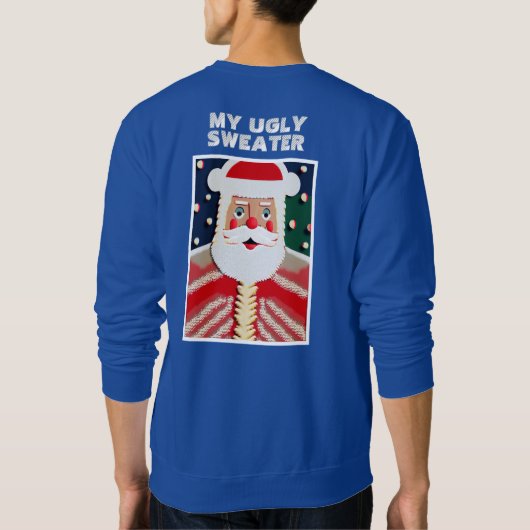 Jolly Santa Ugly Holiday "Sweater" Trui (Achterkant)