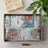 Jolly  Santa Winter Fun Collage Tissuepapier (Geschenk)