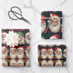 Jolly Santa wrapping paper<br><div class="desc">Wrap your gifts in the spirit of merriment with our 'Jolly Santa's Laughter' Wrapping Paper. This delightful design captures the heartwarming essence of the holiday season as Santa Claus himself shares a hearty laugh. Each package you wrap becomes a joyful surprise,  brimming with the magic and laughter of Christmas.</div>