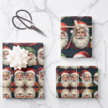 Jolly Santa wrapping paper<br><div class="desc">Wrap your gifts in the spirit of merriment with our 'Jolly Santa's Laughter' Wrapping Paper. This delightful design captures the heartwarming essence of the holiday season as Santa Claus himself shares a hearty laugh. Each package you wrap becomes a joyful surprise, brimming with the magic and laughter of Christmas.</div>