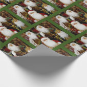 Jolly Santas Cadeaupapier (Hoek)