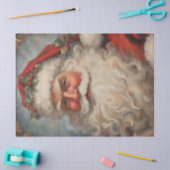 Jolly Santa's Christmas Cheer: Feestelijke decoupa Tissuepapier (Craft)