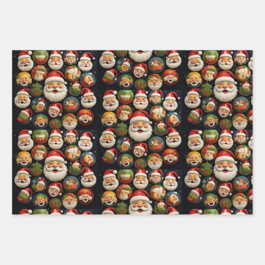 Jolly Santa's wrapping paper (Voorkant 3)