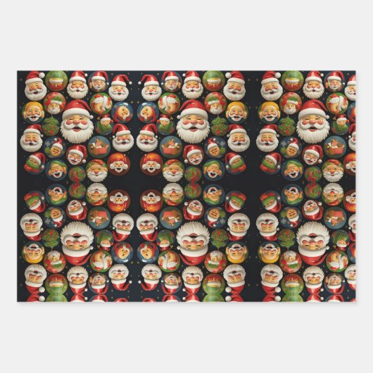 Jolly Santa's wrapping paper (Voorkant 2)