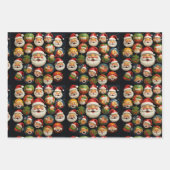 Jolly Santa's wrapping paper (Voorkant)