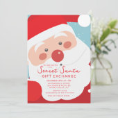 Jolly Secret Kerstfeest Kaart (Staand voorkant)