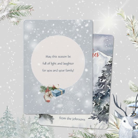 Jolly Singing Rabbits Feestdagenkaart