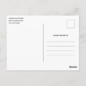 Jolly Sinterklaas Klassieke Kerstmis Briefkaart (Achterkant)