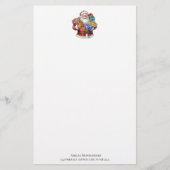 Jolly Sinterklaas Klassieke Kerstmis Briefpapier (Voorkant)
