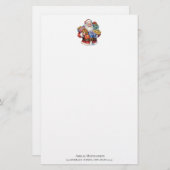 Jolly Sinterklaas Klassieke Kerstmis Briefpapier (Voorkant / Achterkant)