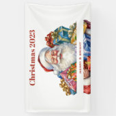 Jolly Sinterklaas Klassieke Kerstmis Spandoek (Verticaal)