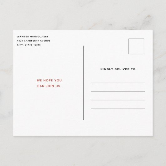 Jolly Sinterklaas Klassieke Kerstmis Uitnodiging Briefkaart (Achterkant)