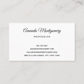 Jolly Sinterklaas Klassieke Kerstmis Visitekaartje (Achterkant)