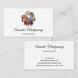 Jolly Sinterklaas Klassieke Kerstmis Visitekaartje