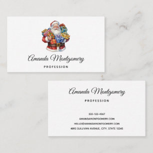 Jolly Sinterklaas Klassieke Kerstmis Visitekaartje