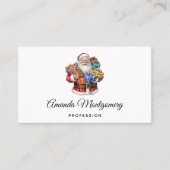 Jolly Sinterklaas Klassieke Kerstmis Visitekaartje (Voorkant)