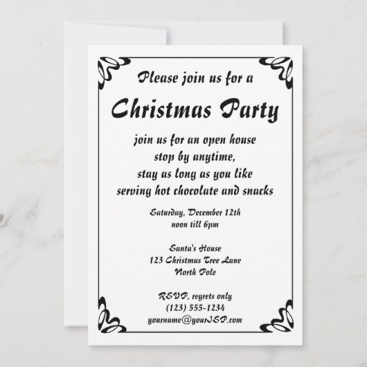 Jolly Sinterklaas, Retro Kerstfeest Kaart (Achterkant)