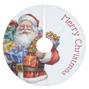 Jolly Sinterklaas Traditionele Kerstmis Kerstboom Rok