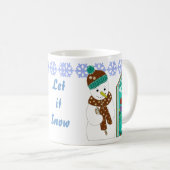 Jolly Snowman en Bird Houses Koffiemok (Voorkant rechts)