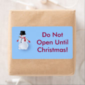 Jolly Snowman Etiket (Insitu)