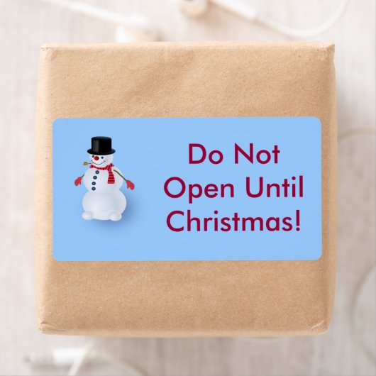 Jolly Snowman Etiket (Insitu)