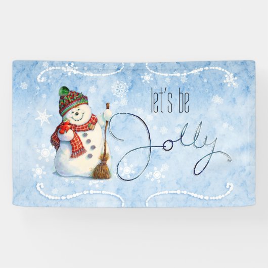 Jolly Snowman ID841 Spandoek (Horizontaal)
