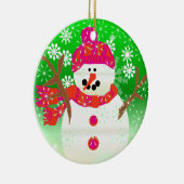 Jolly Snowman Keepomwille Ornament (Rechts)