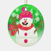 Jolly Snowman Keepomwille Ornament (Links)