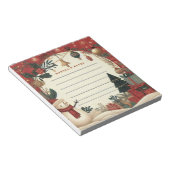 Jolly Snowman Kerstmis Notitieblok (Schuin)