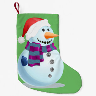 Jolly Snowman Kleine Kerstsok