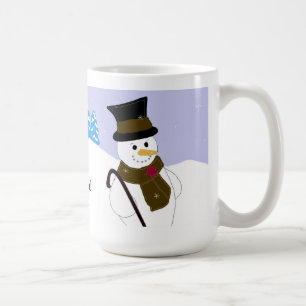 Jolly Snowman met Gezegde Koffiemok