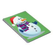 Jolly Snowman Notitieboek (Rechterzijde)