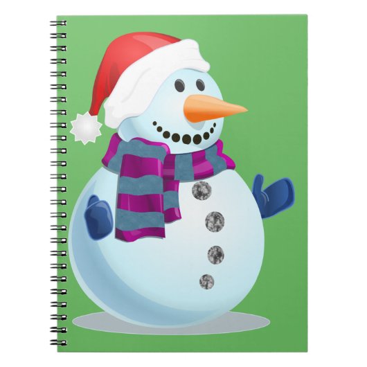 Jolly Snowman Notitieboek (Voorkant)