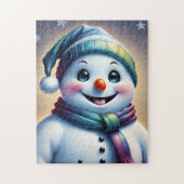 Jolly Snowman puzzel (Verticaal)