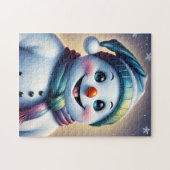 Jolly Snowman puzzel Legpuzzel (Horizontaal)