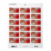 Jolly Snowman Snowy Dreams Etiket (Full Sheet)