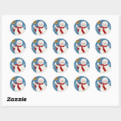 Jolly Snowman Sticker (Vel)