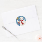 Jolly Snowman Sticker (Envelop)