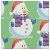 Jolly Snowman Stof (Close Up)