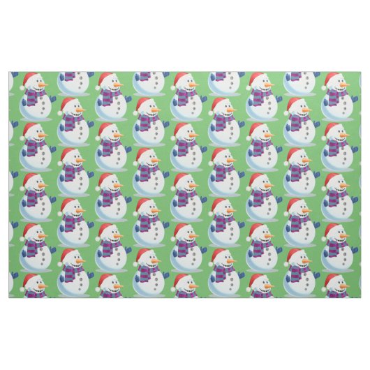 Jolly Snowman Stof (Fat Quarter)